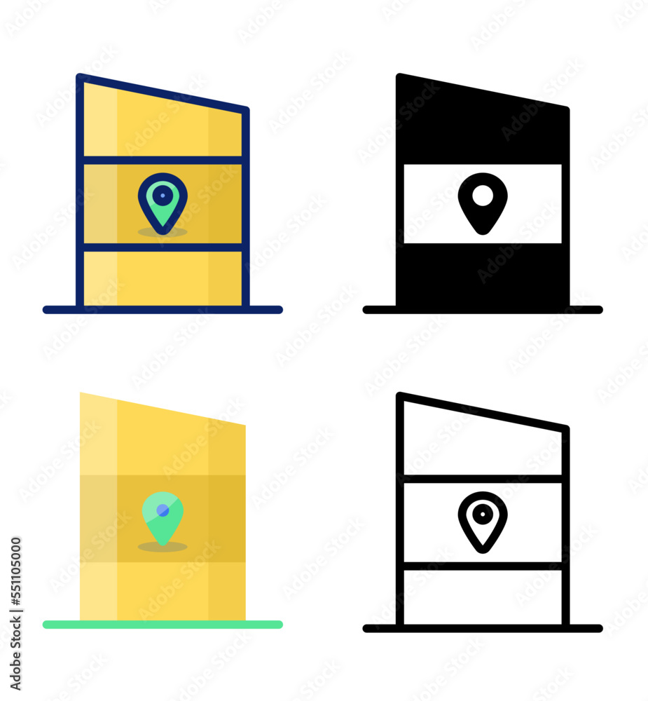 first floor. pointer and location icons. vector first floor. pointer and location icons. vector