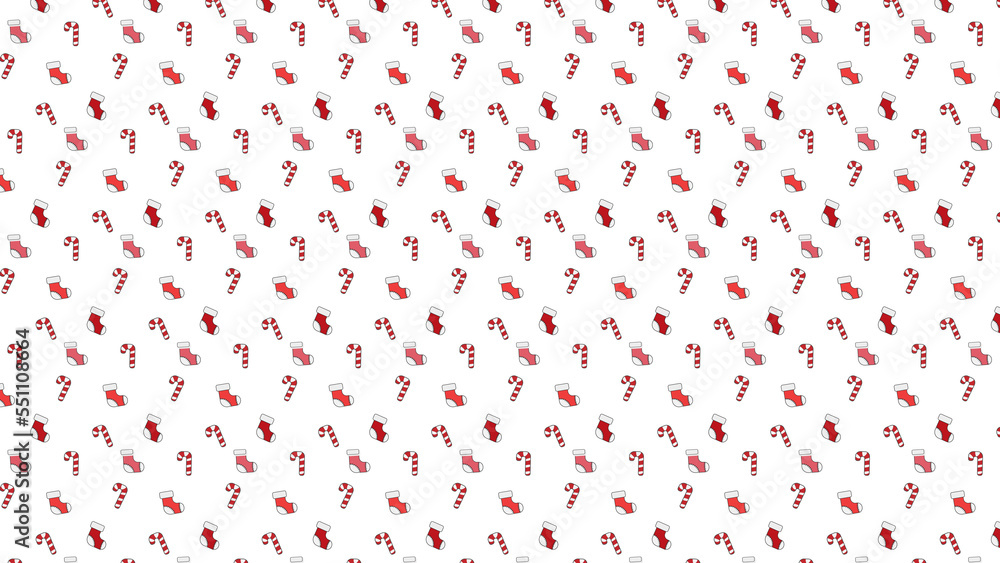 red and white christmas set background gift wrapping paper	
