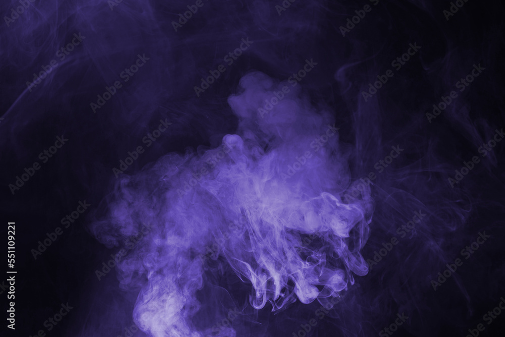 Yellow and pink steam on a black background. Yellow and pink steam on a black background.