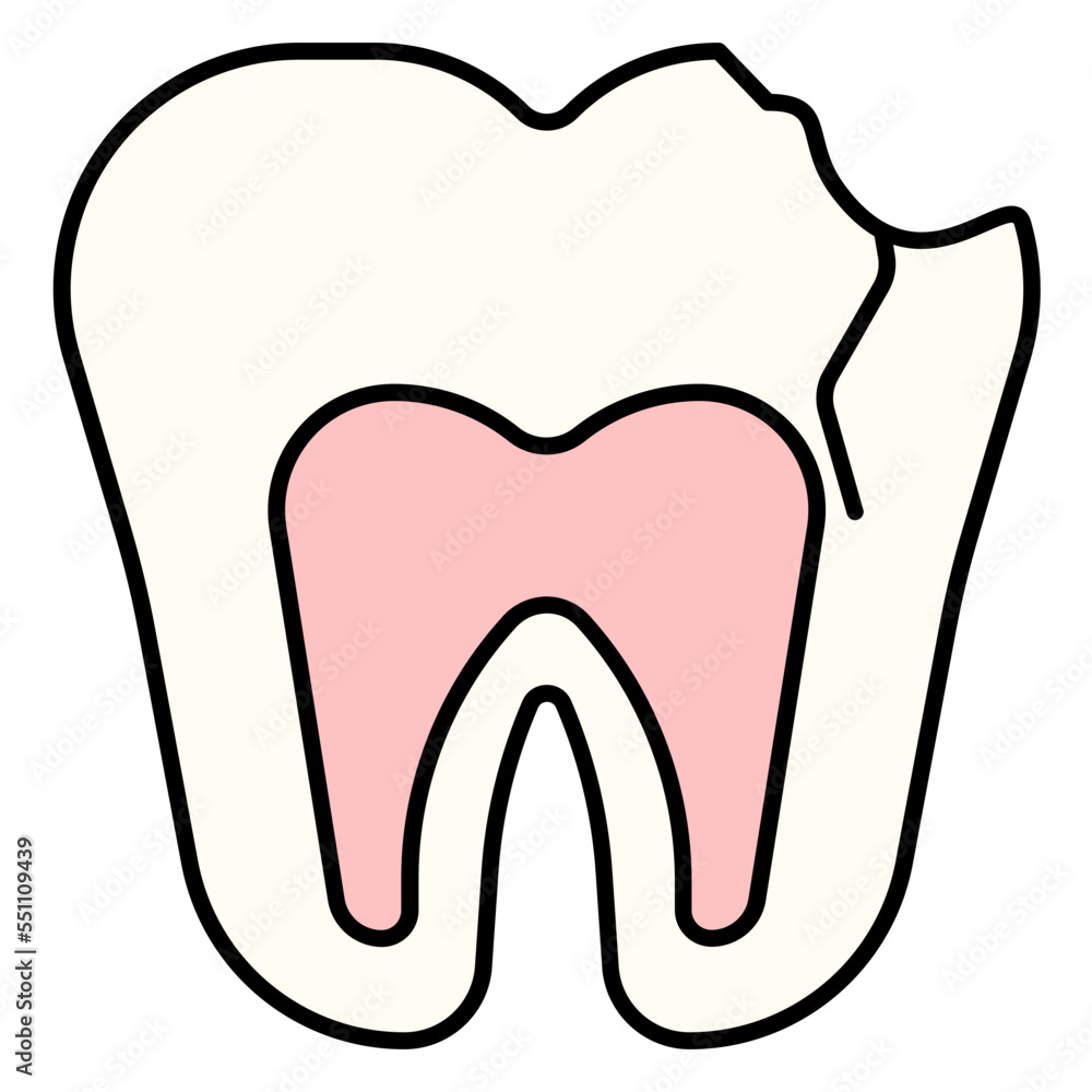 chipped teeth icon chipped teeth icon