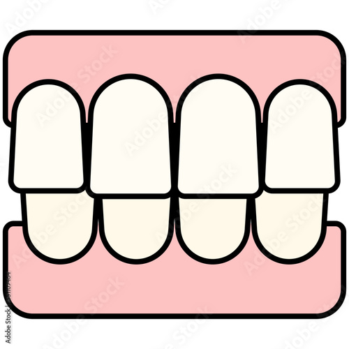 false teeth icon