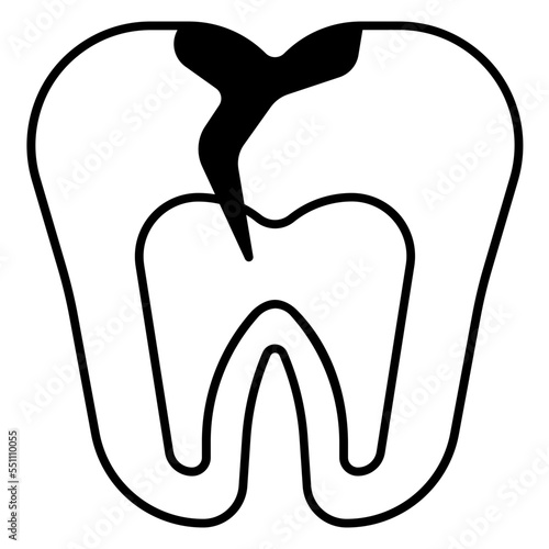 decayed tooth icon