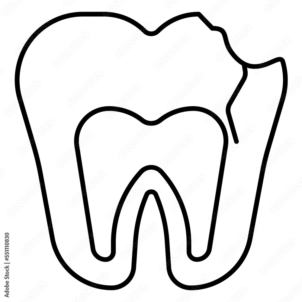 chipped teeth icon chipped teeth icon