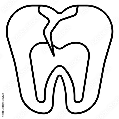 decayed tooth icon