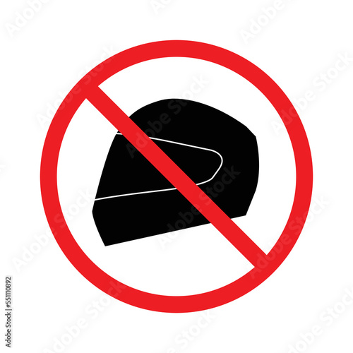 no helmet, vector isolated helmet