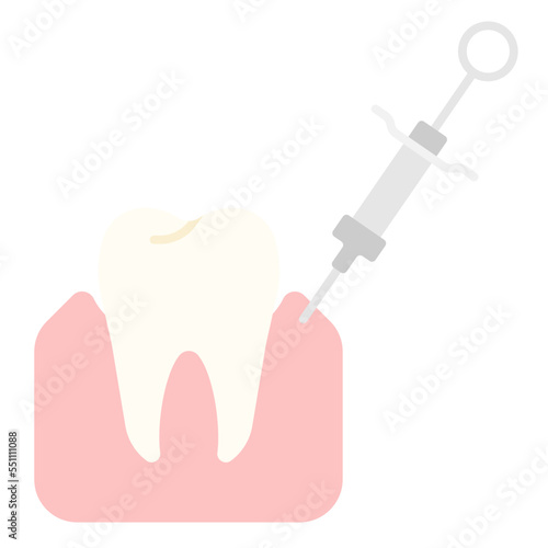 anesthesia injection icon