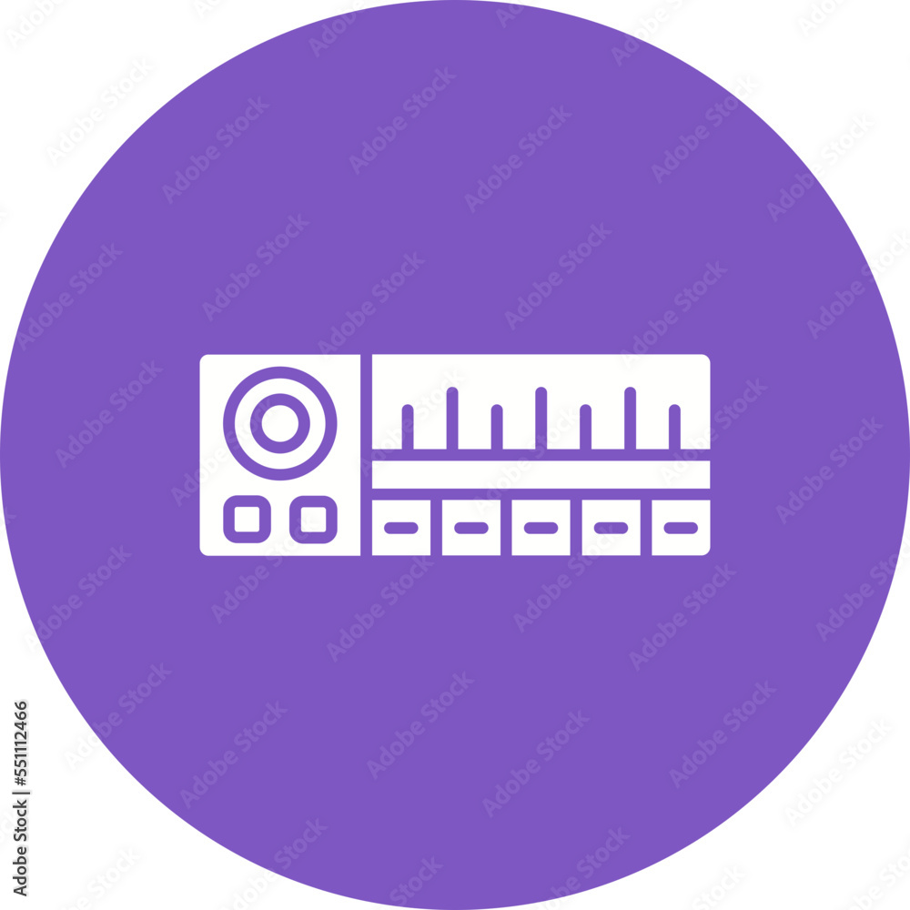 Cd Player Multicolor Circle Glyph Inverted Icon Cd Player Multicolor Circle Glyph Inverted Icon