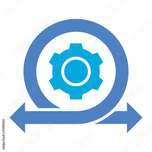Agile Glyph Two Color Icon