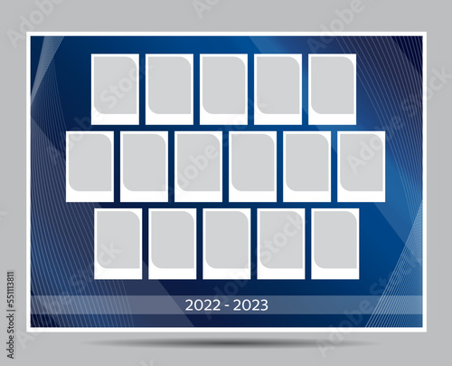 graduate Photo frame mosaic collage design