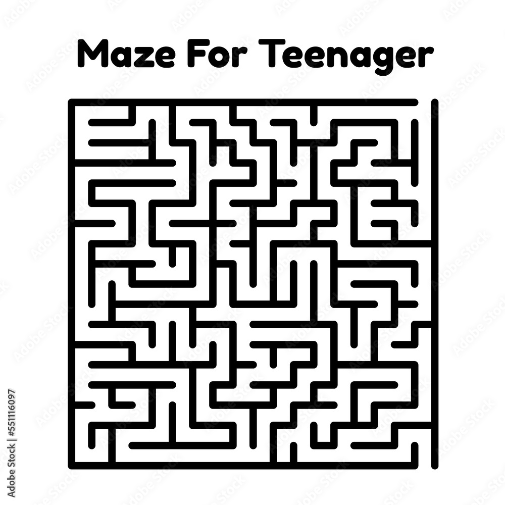 Maze Challenge For Boys And Girls