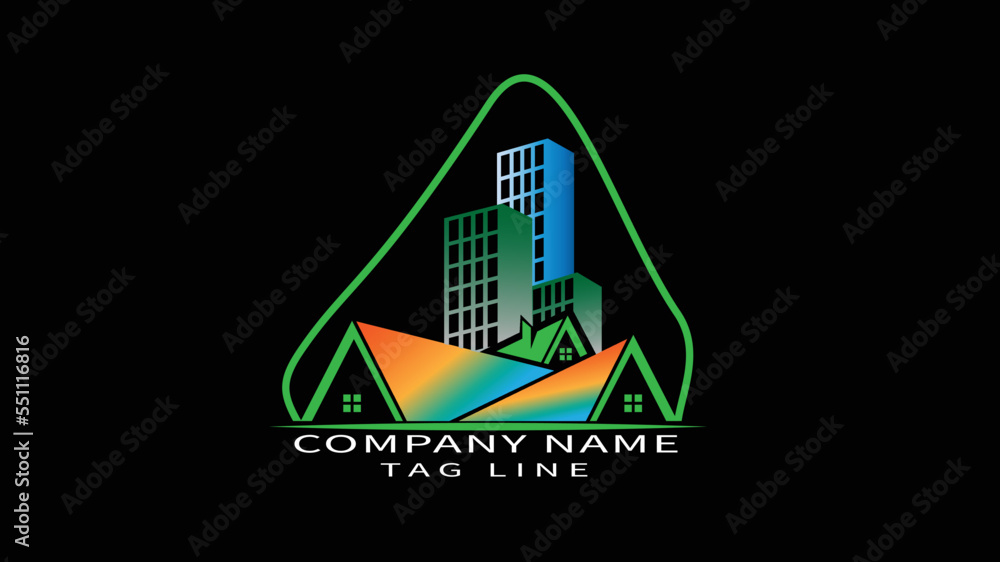 Fototapeta premium Real State Logo