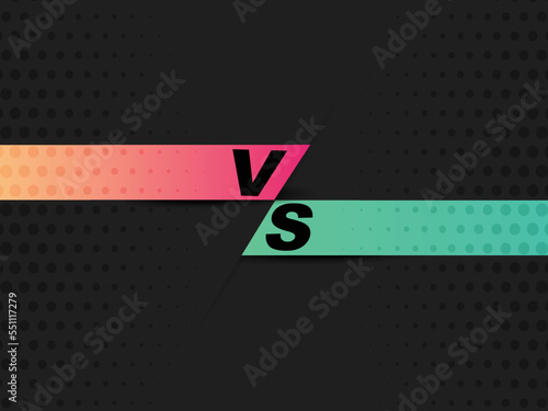 VS sv v s Logo Template