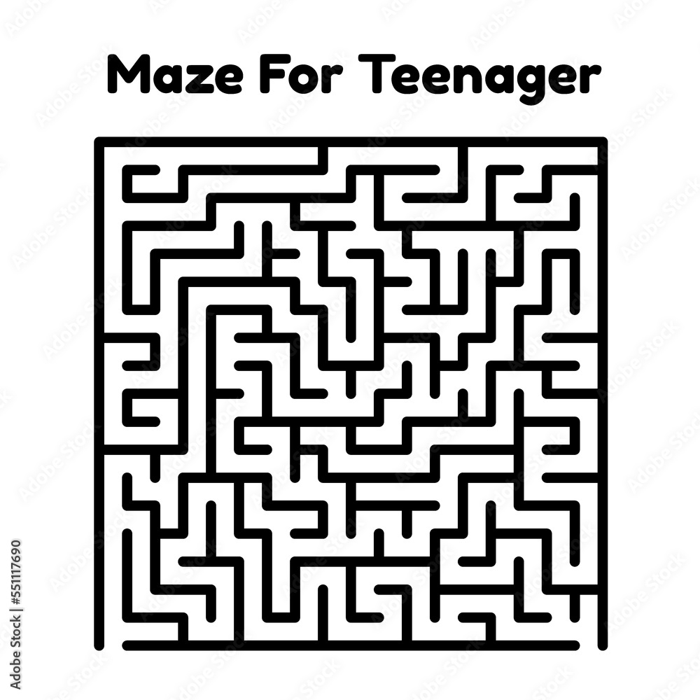 Maze Book Pages For Teenager's Maze Book Pages For Teenager's