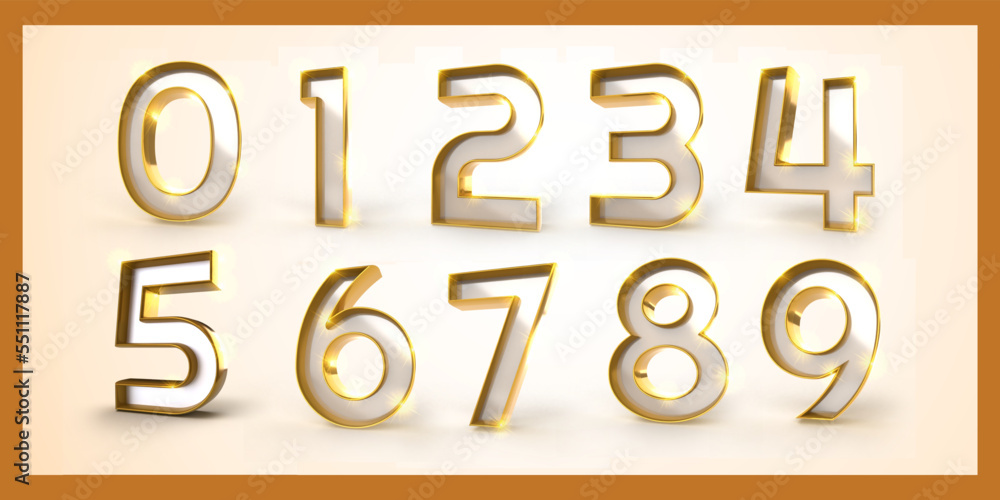 Bundle of 3D render 1.2.3.4.5.6.7.8.9.0 numbers gold luxury transparent for design element Bundle of 3D render 1.2.3.4.5.6.7.8.9.0 numbers gold luxury transparent for design element