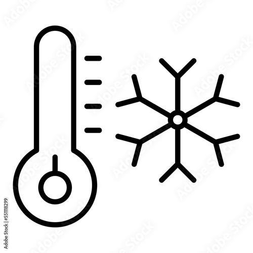 Hypothermia Icon Style