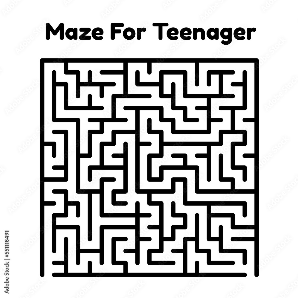 Maze Book Pages For Teenager's Maze Book Pages For Teenager's