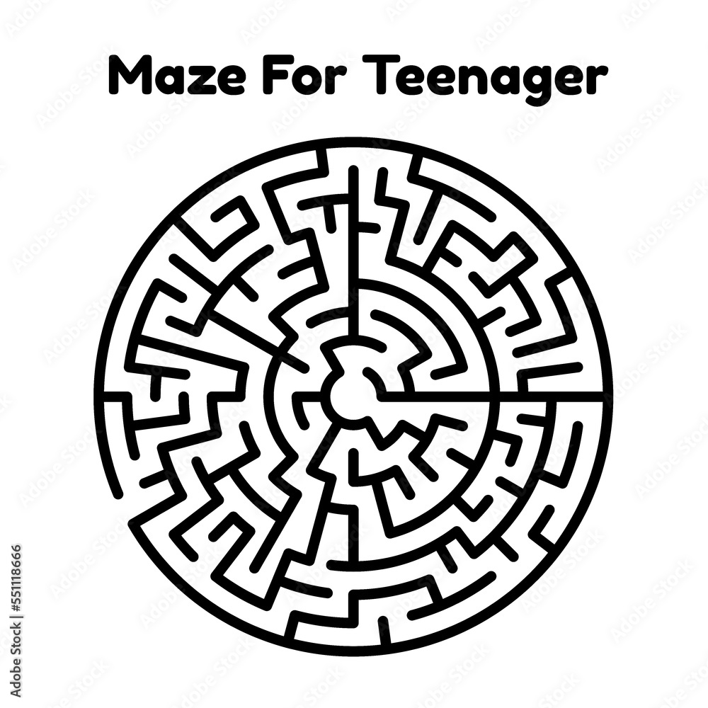 Maze Book Pages For Teenager's Maze Book Pages For Teenager's