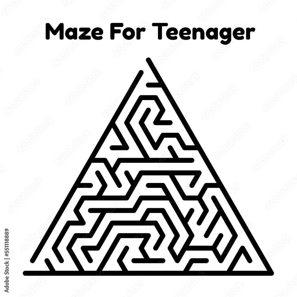 Maze Book Pages For Teenager's