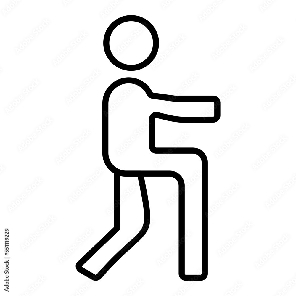 Lunges Icon Style Lunges Icon Style