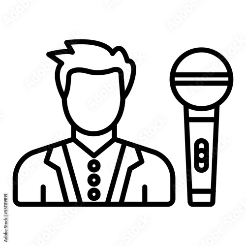 Host Male Icon Style