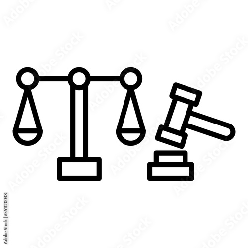 Law Firm Icon Style