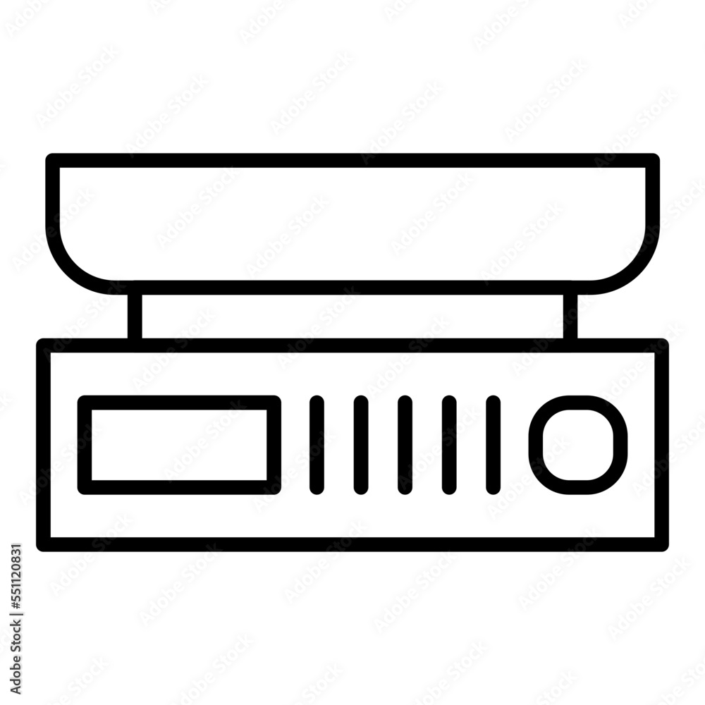Electronic Balance Icon Style Electronic Balance Icon Style