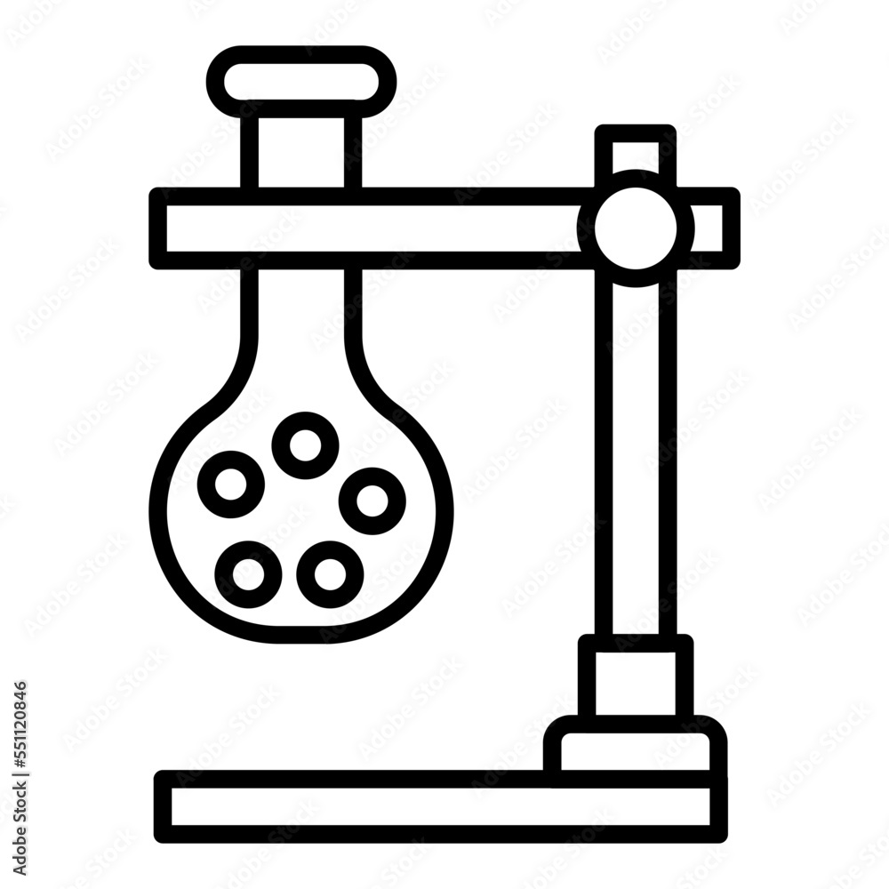 Obraz premium Retort Stand Icon Style