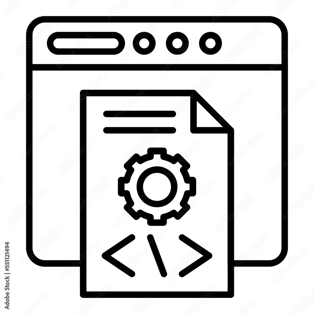 Application Programming Interface Icon Style Application Programming Interface Icon Style