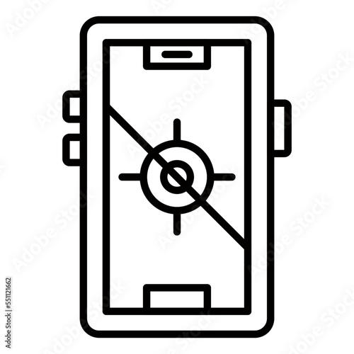 GPS Not Fixed Icon Style
