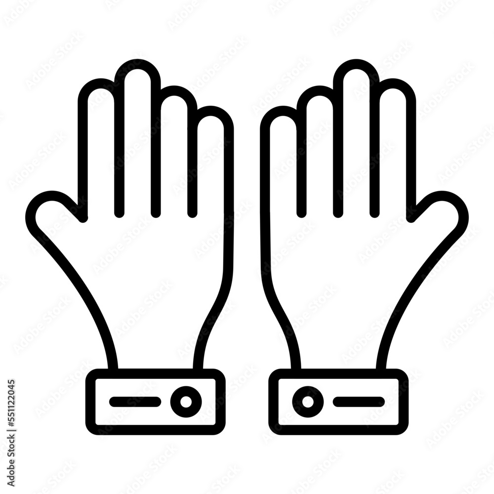 Gloves Icon Style Gloves Icon Style