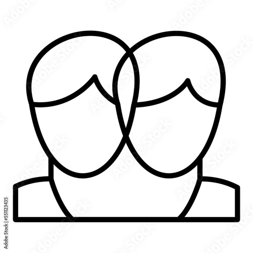 Bipolar Disorder Icon Style