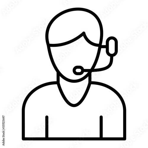 Customer Service Icon Style
