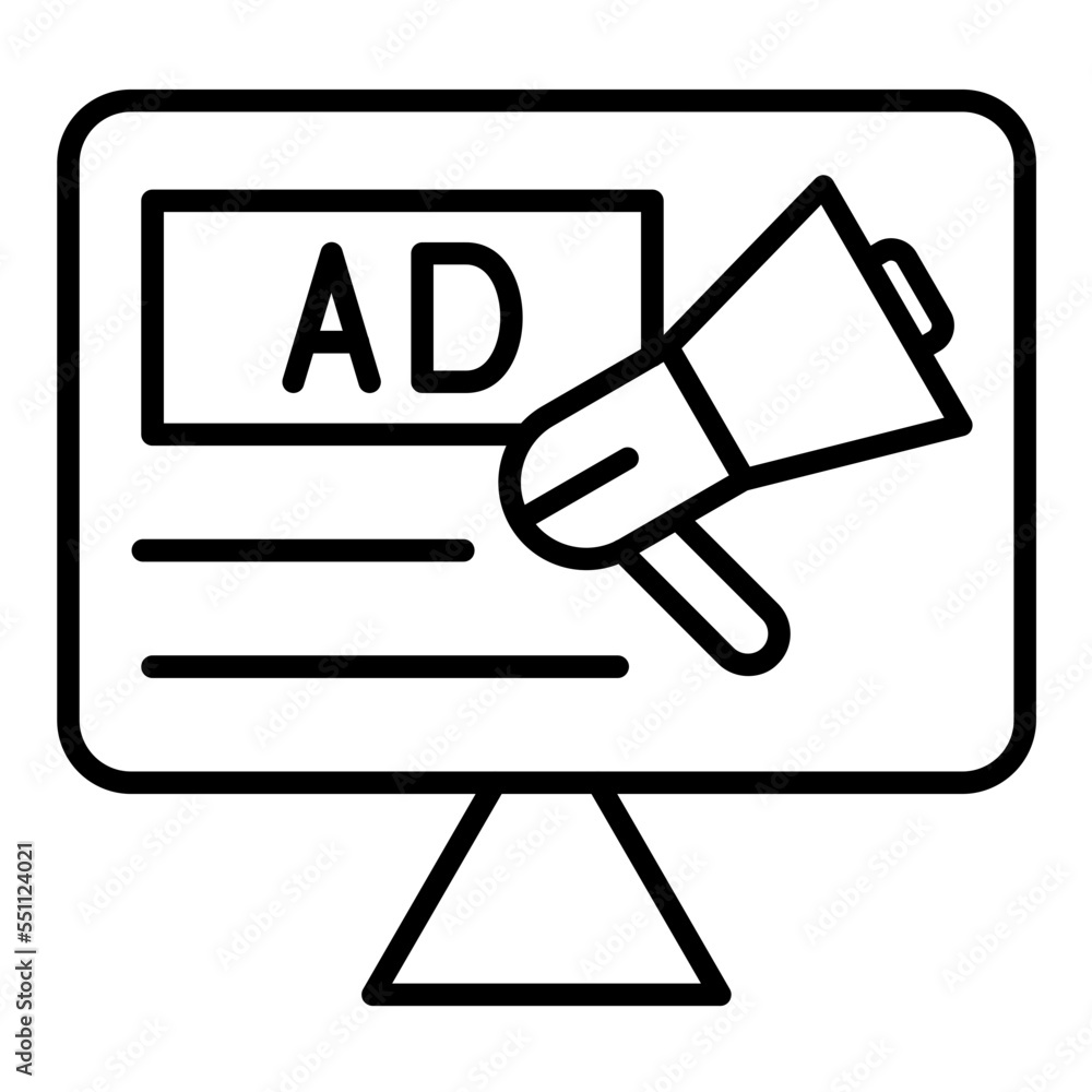 Advertising Campaign Icon Style