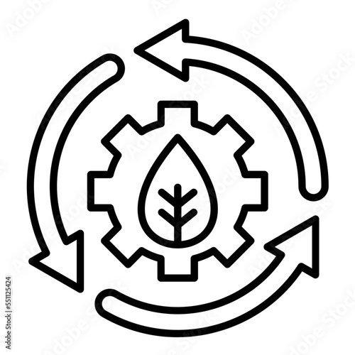 Sustainable Energy Icon Style