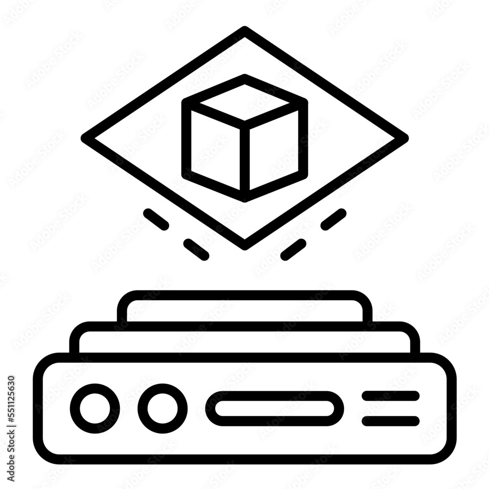 Hologram Icon Style Hologram Icon Style