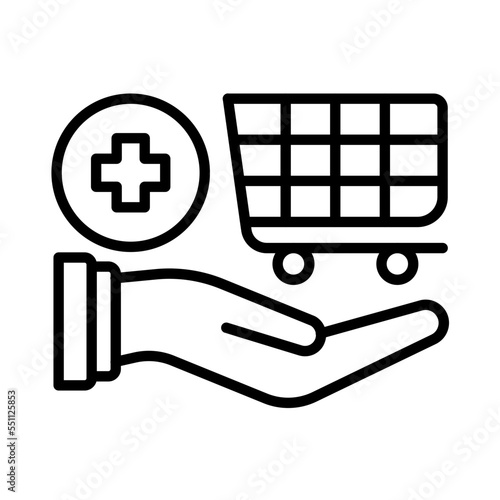 Medical Ecommerce Provider Icon Style
