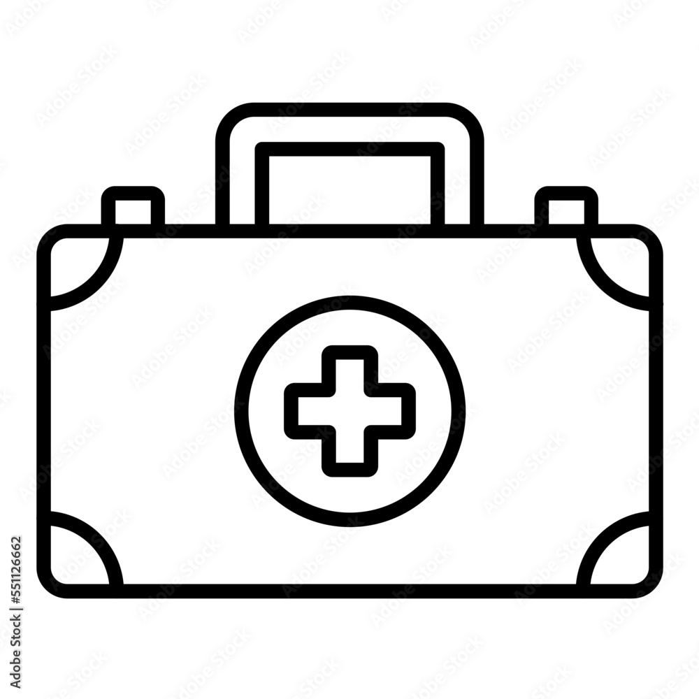 First Aid Kit Icon Style First Aid Kit Icon Style