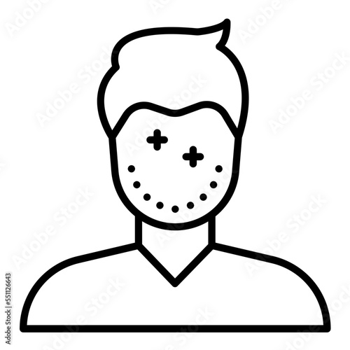 Facial Plastic Surgery Icon Style