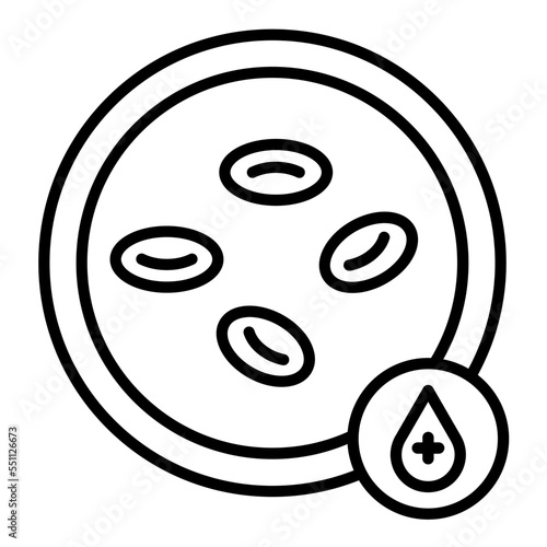 Hematology Icon Style