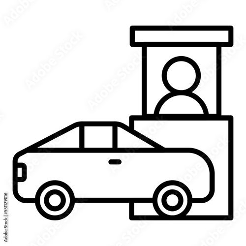 Drive Thru Icon Style