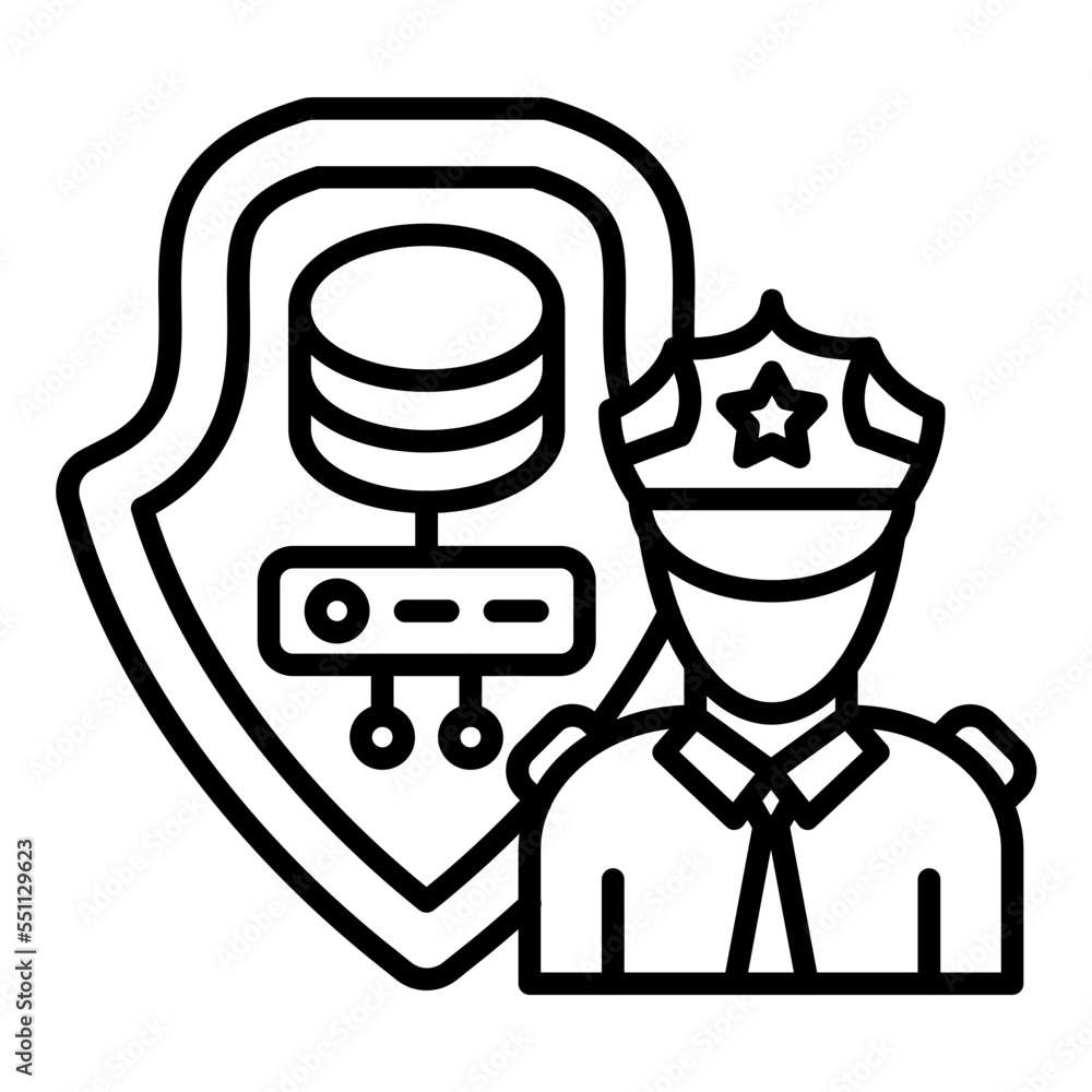 Data Protection Officer Icon Style