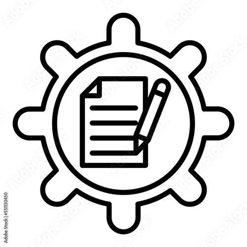 Content Management System Icon Style