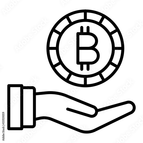 Initial Coin Offering Icon Style