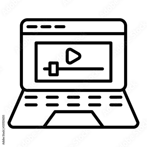 Online Course Icon Style