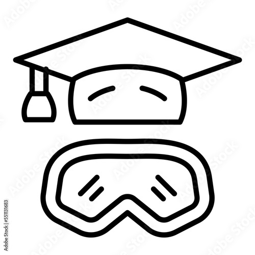 Diving Course Icon Style