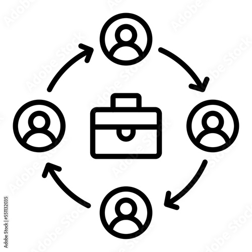 Job Rotation Icon Style