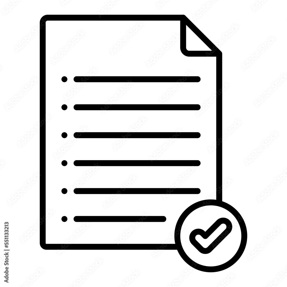 Shopping List Icon Style