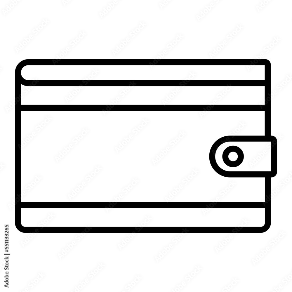 Fototapeta premium Wallet Icon Style
