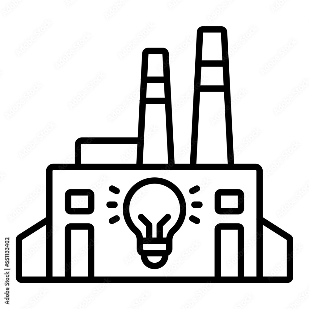 Light Pollution Icon Style Light Pollution Icon Style