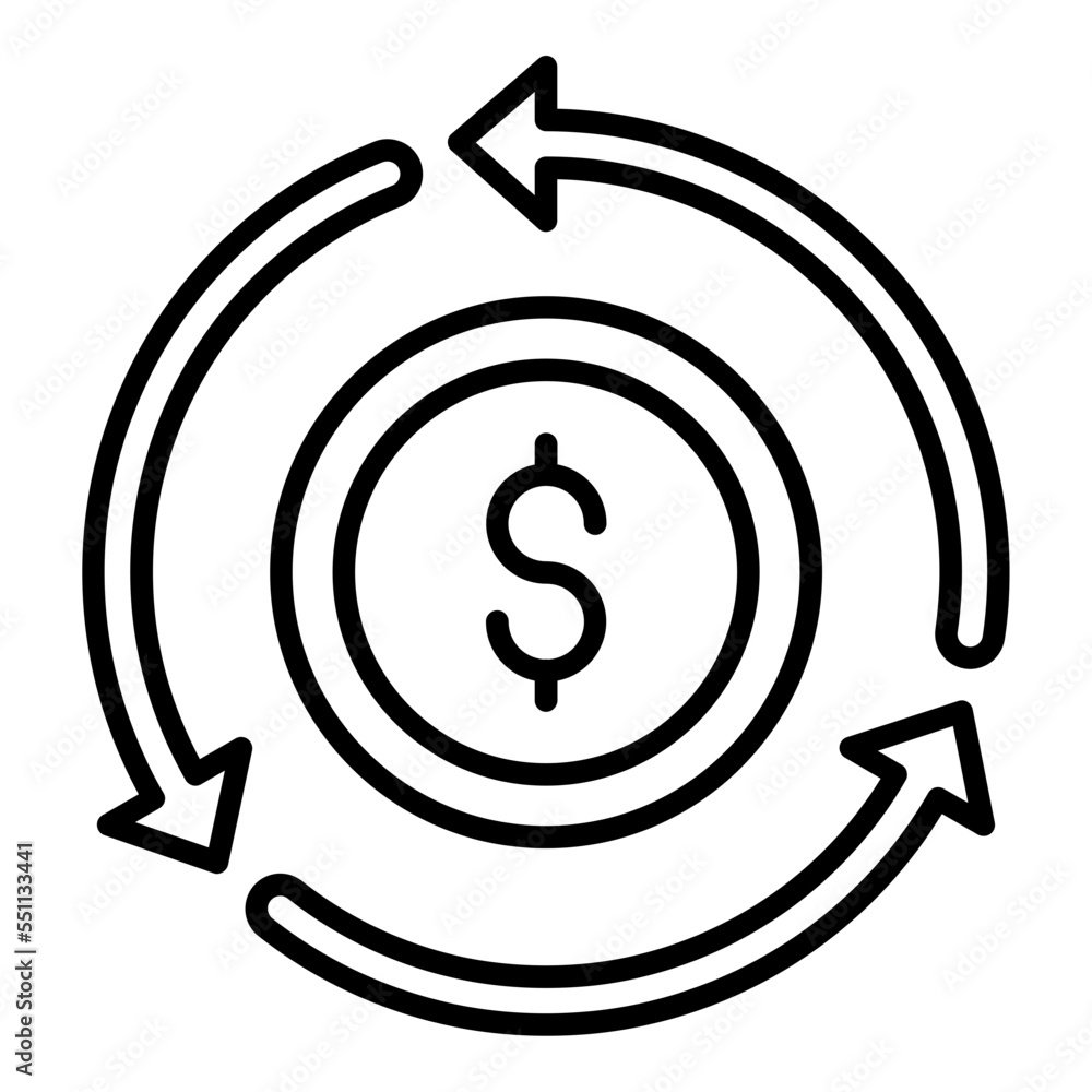 Asset Turnover Icon Style Asset Turnover Icon Style